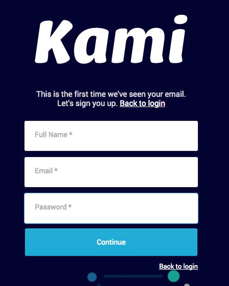 ad kami|How to create and log in to your Kami account .